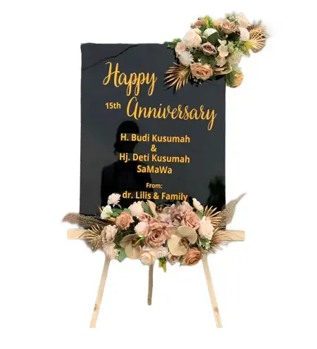 Papan Bunga Akrilik Peucangpari